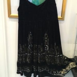 Free People - Boho Velvet Dress